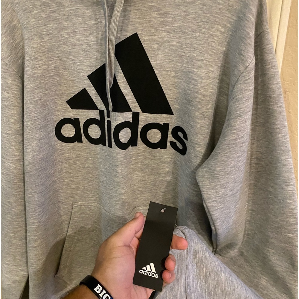 New Grey Adidas Hoodie